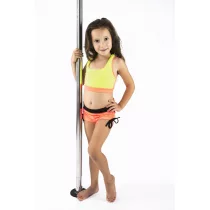 KK-Pole Kid, korall/fekete short
